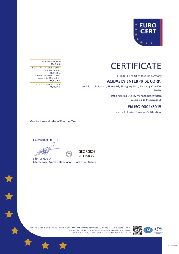 Eurocert ISO 9001 Gestión de la Calidad